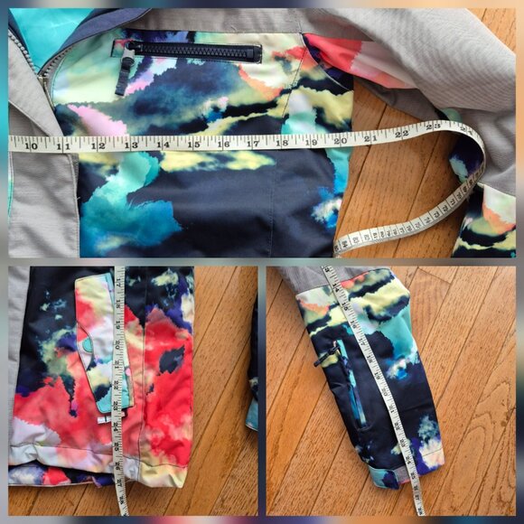 ROXY Jetty Block JK Snowboard Jacket Coat Medium - Picture 16 of 16